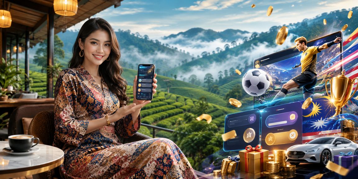 Pengguna Malaysia bermain kasino mudah alih dengan motif batik tempatan